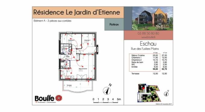 Plan d'appartement