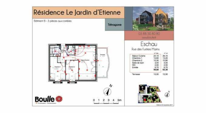 Plan d'appartement