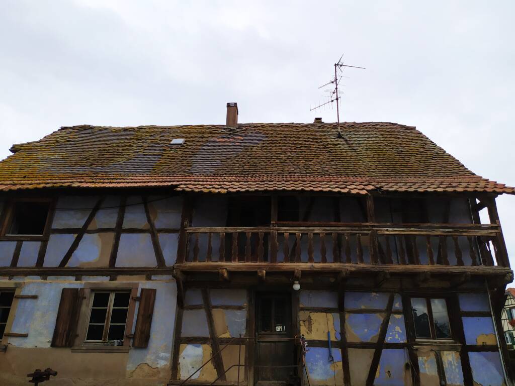 Maison alsacienne avant restauration