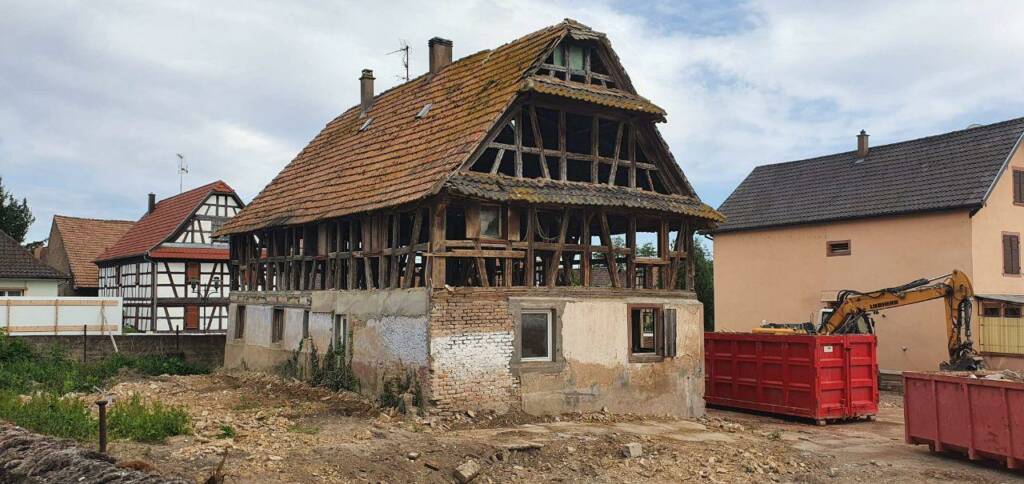 Restauration d'une maison alsacienne historique