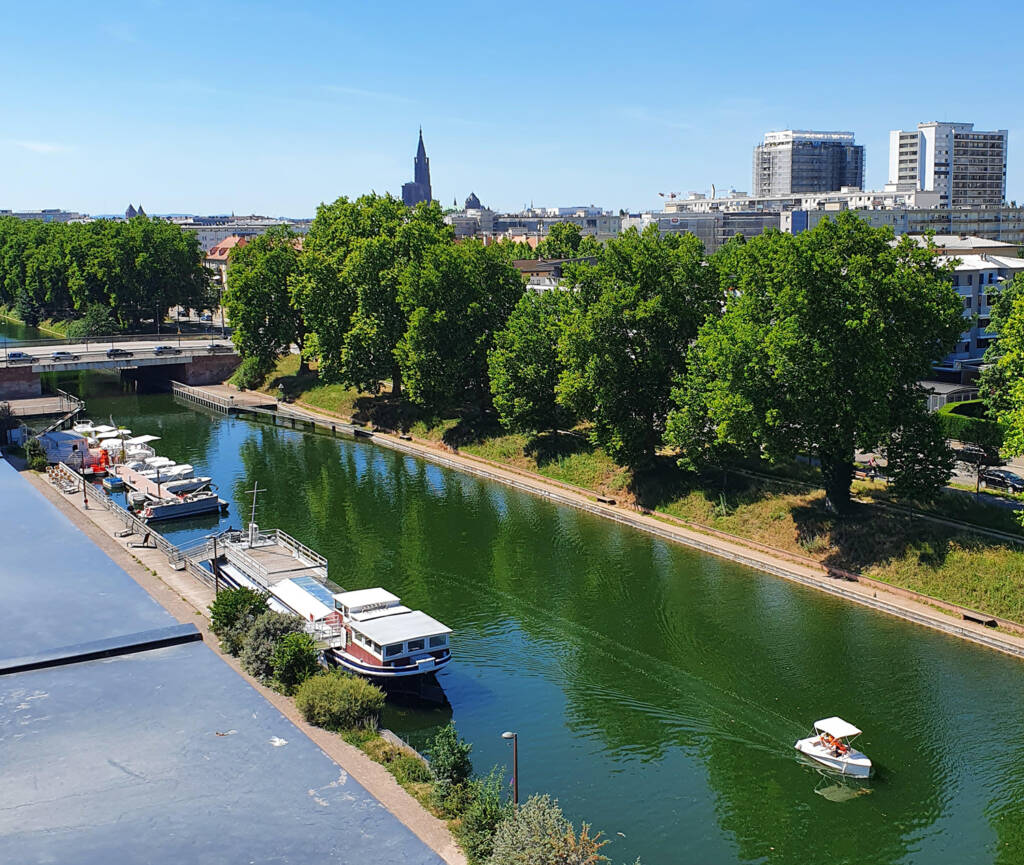 Vue depuis la terrasse de la résidence Futur Composé